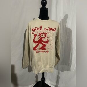Girl in Red Tour Sweater Medium soft crewneck Doing it Again